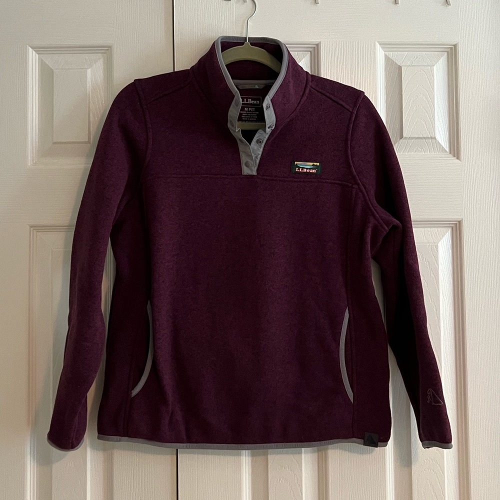 L.L. Bean Sweater Fleece Pullover